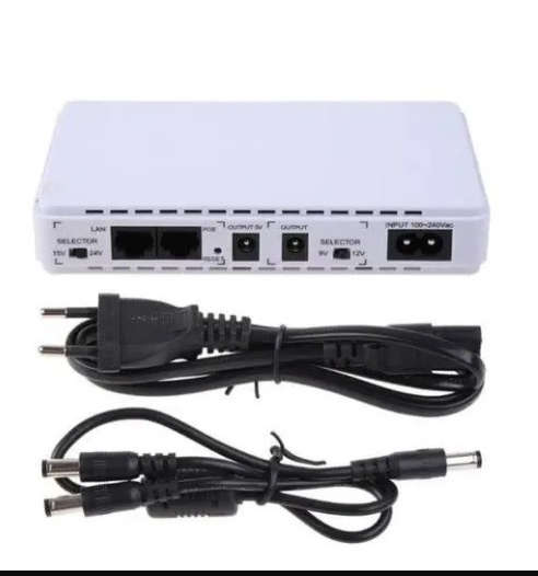 Andowl-Mini DC UPS for WiFi Router with Multi-Output Q-UP800