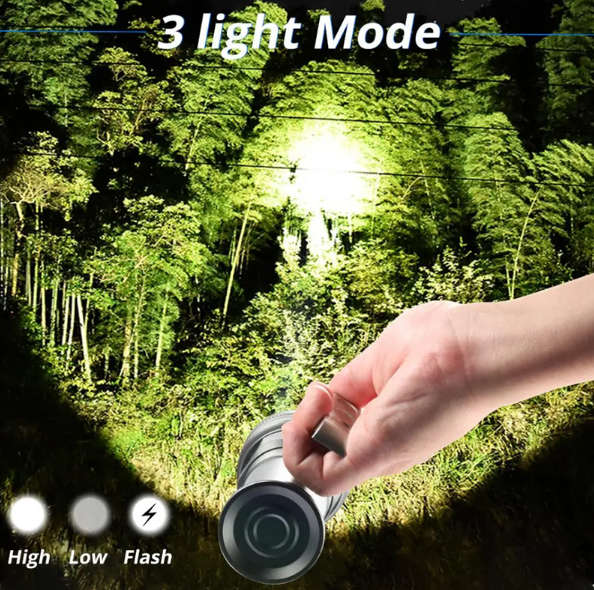 Rechargeable Long LED Range Searchlight- Q-5114