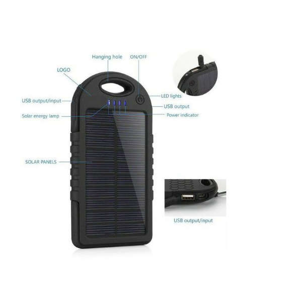 Portable Wireless Solar Power Bank SLP-7001