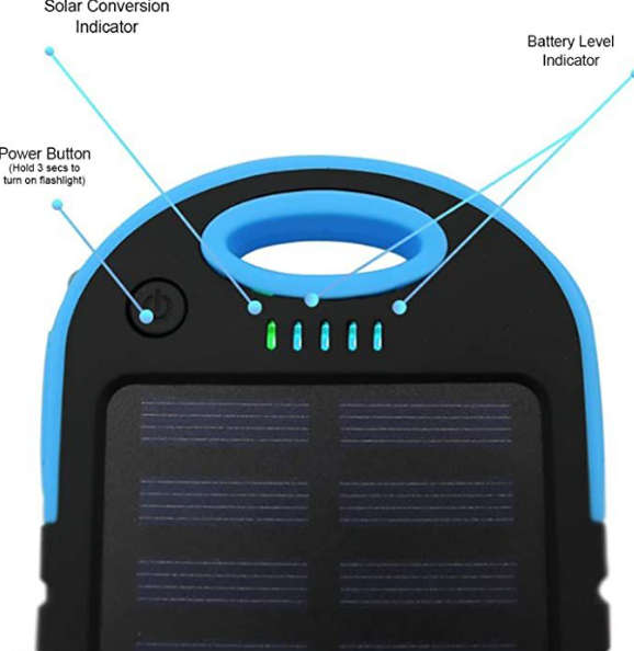 Portable Wireless Solar Power Bank SLP-7001