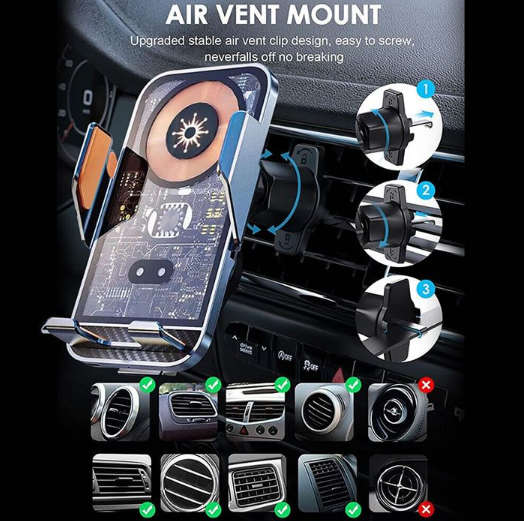 20W Extraordinary Wireless Charging Car Holder Q-WX660