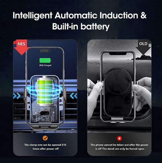 20W Extraordinary Wireless Charging Car Holder Q-WX660