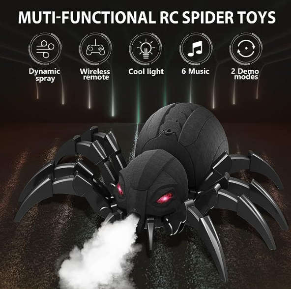PSM- Remote Control Spider Robot - White