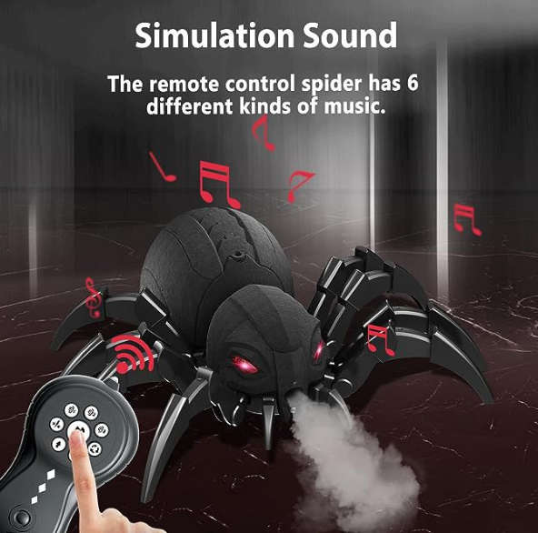 PSM- Remote Control Spider Robot - White