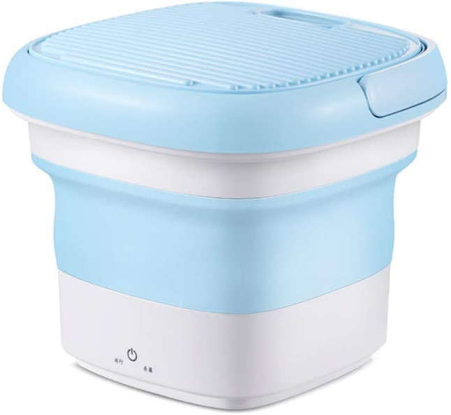 Portable Folding Bucket Compact Washing Machine with Handle