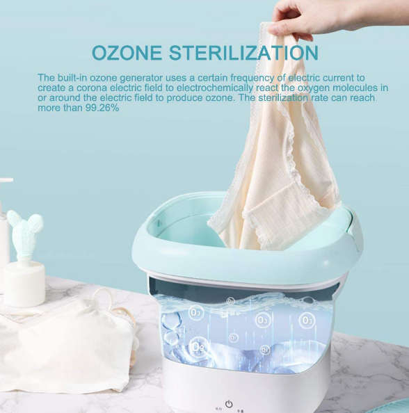 Portable Folding Bucket Compact Washing Machine with Handle