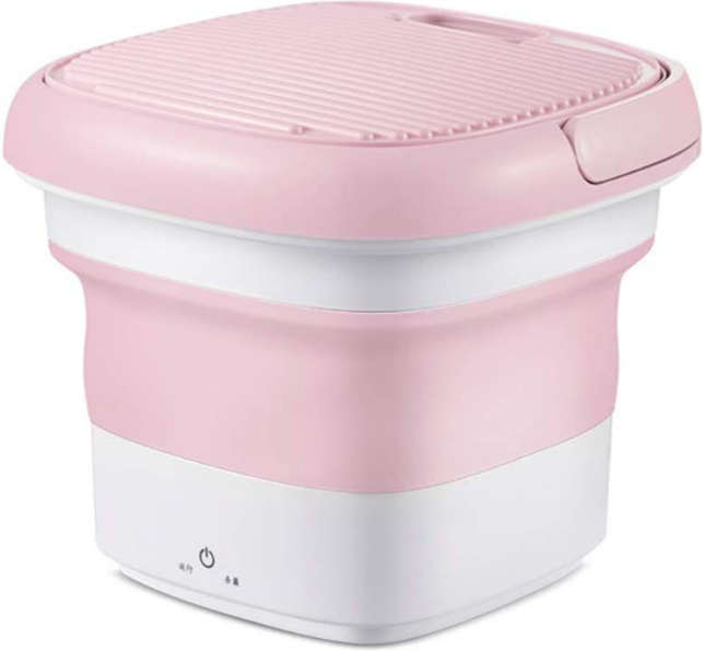 Portable Folding Bucket Compact Washing Machine with Handle