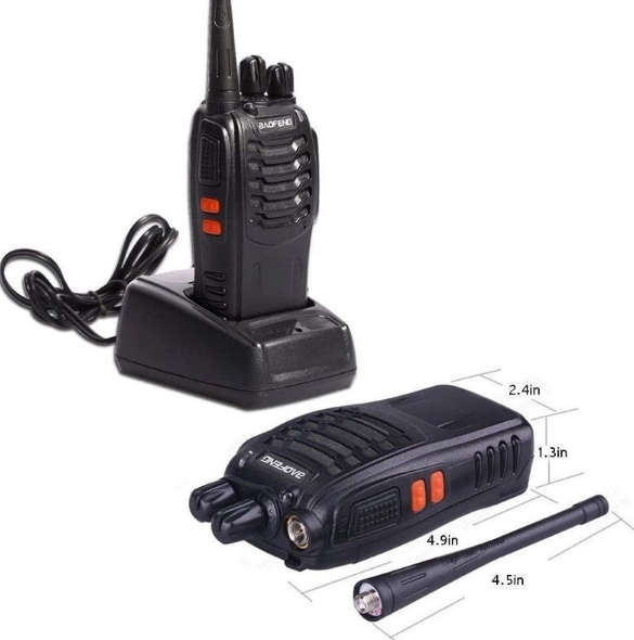 Long range walkie talkie Baofeng BF-888S UHF handheld two way radio
