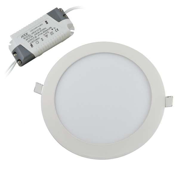 18W Led Panel Light White Light- Round
