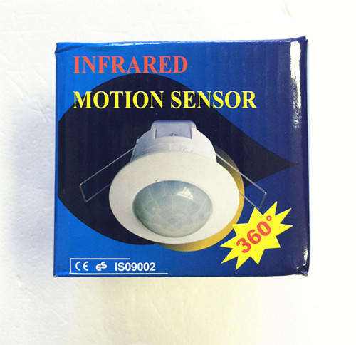 360 Degree Recessed Ceiling Infrared Motion Sensor