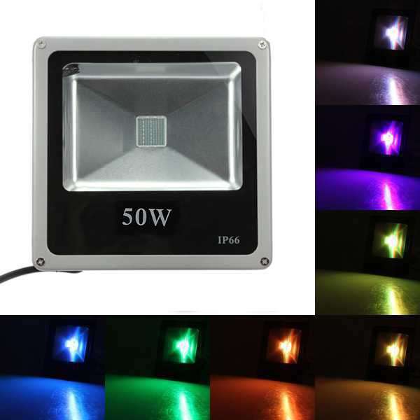 50W RGB LED Flood Light With Remote