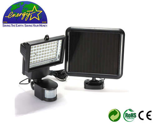Motion Sensor Solar Power Bright Security LED Light Flood Lamp