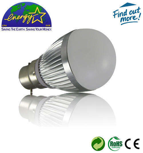 5W B22 Led Dimmable Bulb/Light/Lamp 90% Energy Saving Warm White 2 Year Warranty