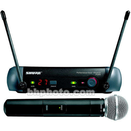 SHURE PGX24E/SM58-L5 (Single Handheld Cordless Microphone)