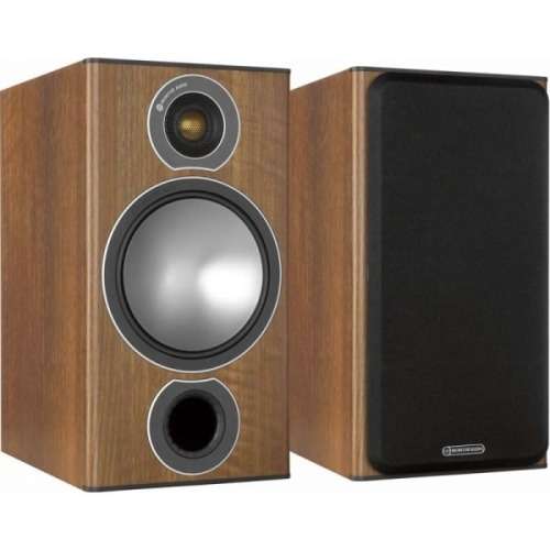 Monitor Audio Bronze 2 Bookshelf Speakers - Walnut (Pair)