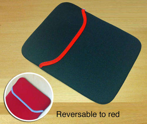 Apple iPad3, iPad2 & iPad1 Black Neoprene Shock Protective Sleeve