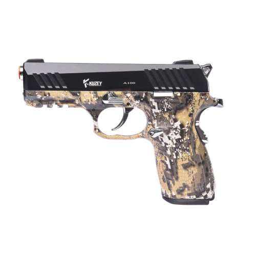 Kuzey A100 Camo 9mm Blank and Pepper Rounds Pistol