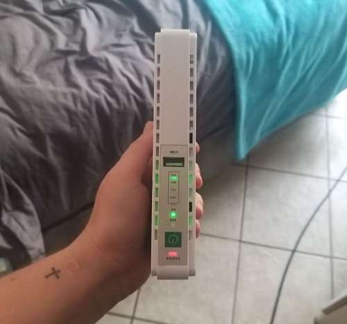 Mini UPS great for loadshedding