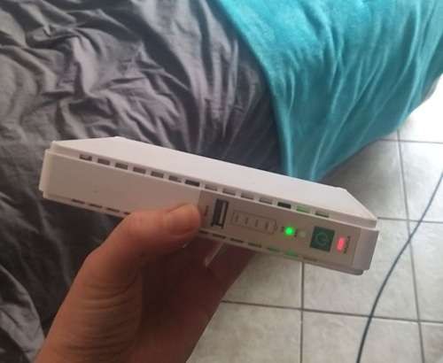 Mini UPS great for loadshedding