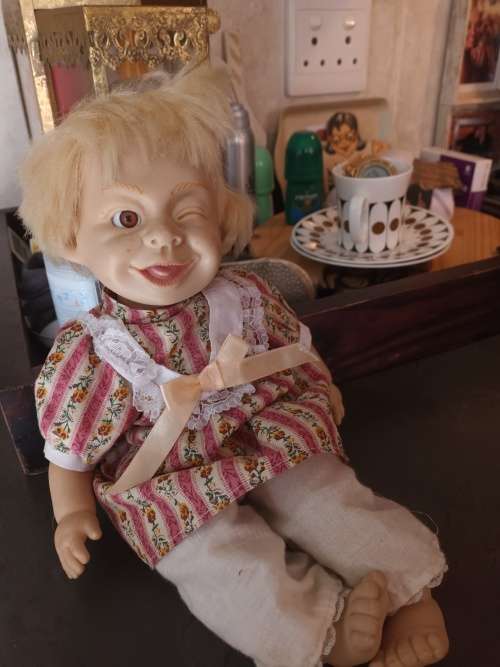 Rare Vintage Facial Expression Doll