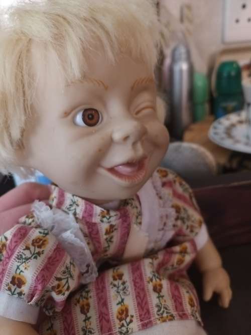 Rare Vintage Facial Expression Doll