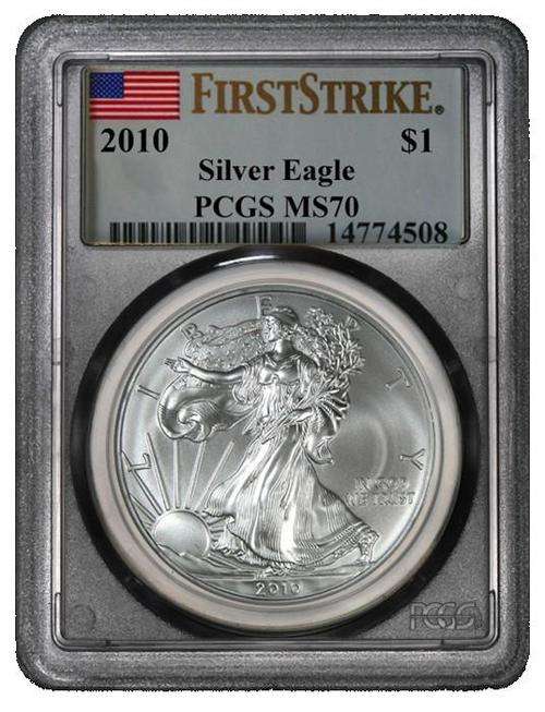 MS70 Eagle 2010 1$ First Strike