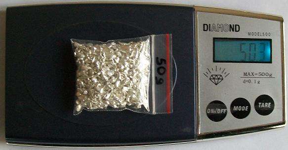 50 grams .999 silver granules
