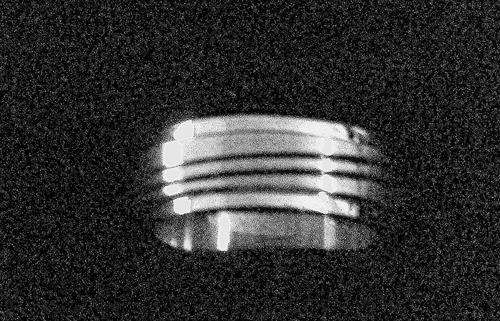 SPINNER RING IN STAINLESS STEEL. SIZE 10