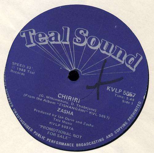 Zasha - Chiriri - 12" Maxi Single ( South African)