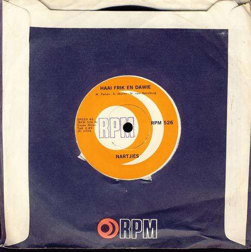 Haai Frik en Dawie - Nartjie - (South African) Seven Single