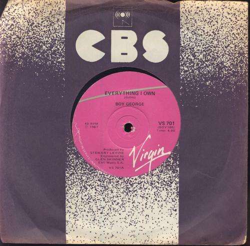 Boy George - Everything I own - Seven SIngle