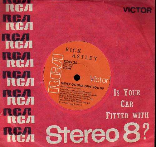 Rick Astley - Never gonna give you up - Seven Single