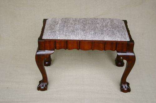 Big Imboya ball & claw dressing table stool - 65cm x 35cm (seat frame) x 50cm high FOR HANGAR80