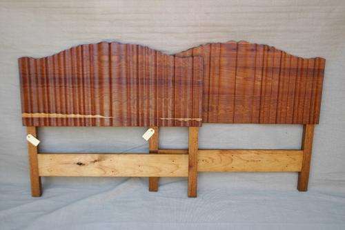 Set of 2 kiaat 3/4 headboards