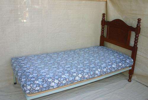 Teak single bed