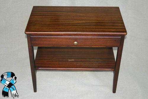 **WINTER SPECIAL**  One drawer vineer side table - 68cm x 39.5cm x 56cm high