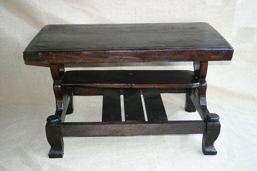 ** Indonesian teak patio table - 122.5cm x 68cm x 74cm high (Winter Special)**