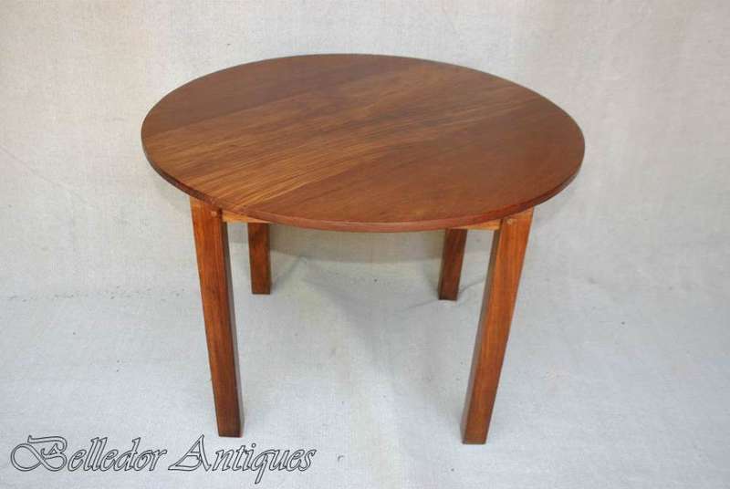 Round Kiaat side table - 76cm in diameter x 55cm high