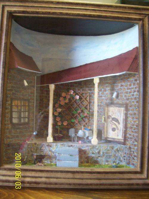 3D painting/sculpture framed