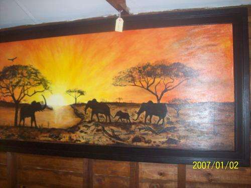 Sunset, with frame 1,68m x 73cm