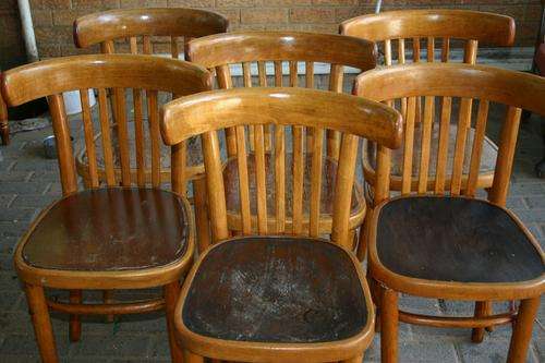 set of 6 bentwood kitchen chairs