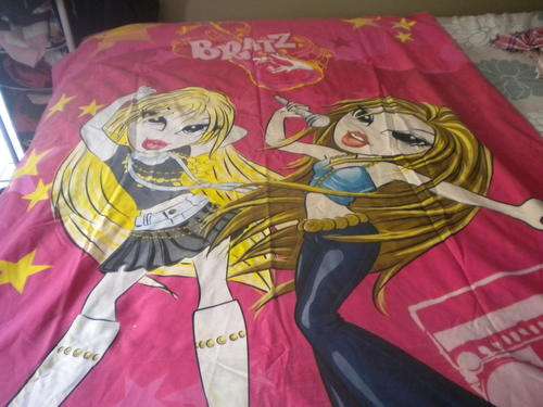 Bratz single duvet cover with pillowcase and 2 curtains