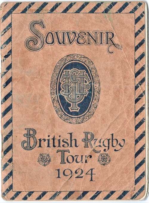 Souviner British Rugby Tour 1924