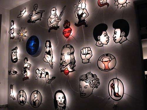 Brett Murray wall lamp