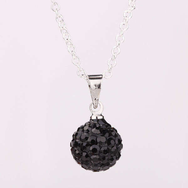 ***925 Sterling silver necklace + disco ball pendant ANTI-ALLERGIC!!