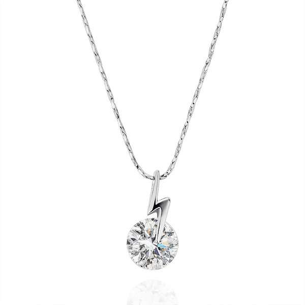 *18K Gold Plated AUSTRIAN CRYSTAL Pendant and Necklace- ANTIALLERGIC!