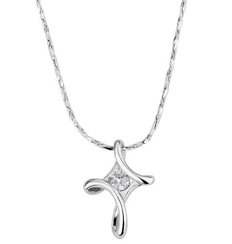 18K Gold plated Jesus cross pendant necklace-unique shape and beautiful