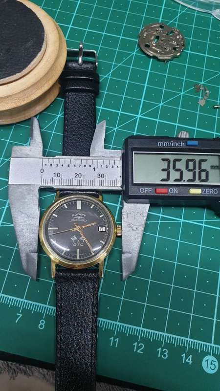 Vintage Very Rare Rotary Automatic Grand Prix Men`s Watch