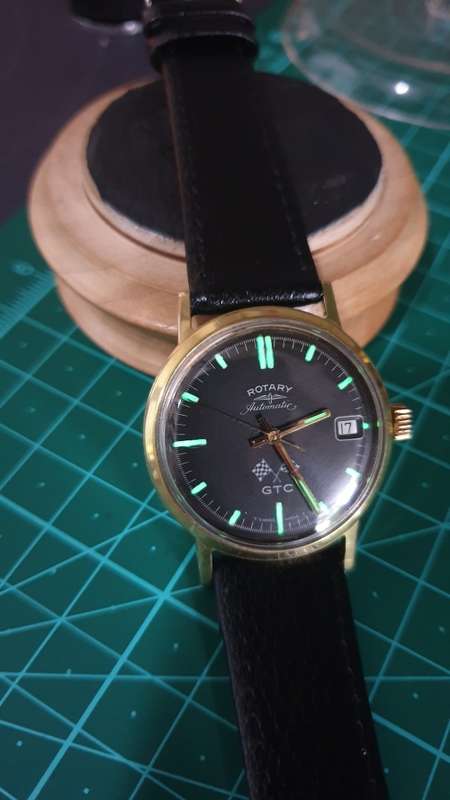 Vintage Very Rare Rotary Automatic Grand Prix Men`s Watch