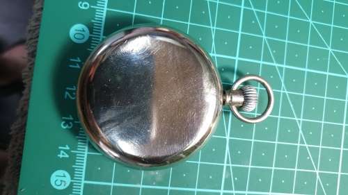 Antique Dollar Paper Dial Pocket Watch